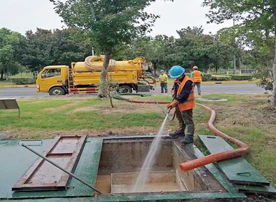 谢家集化油池清理
